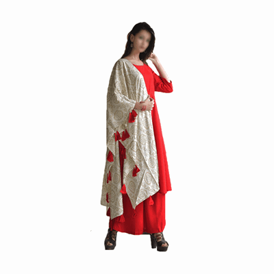 Red Kurthi Set 