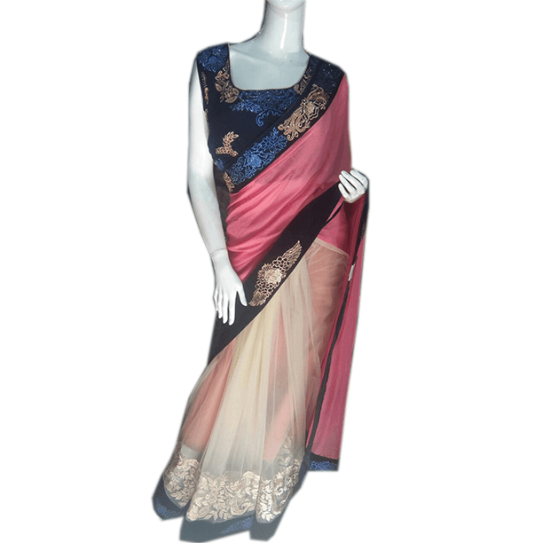 Net Boutique Sari (Blouse + Sari Set)